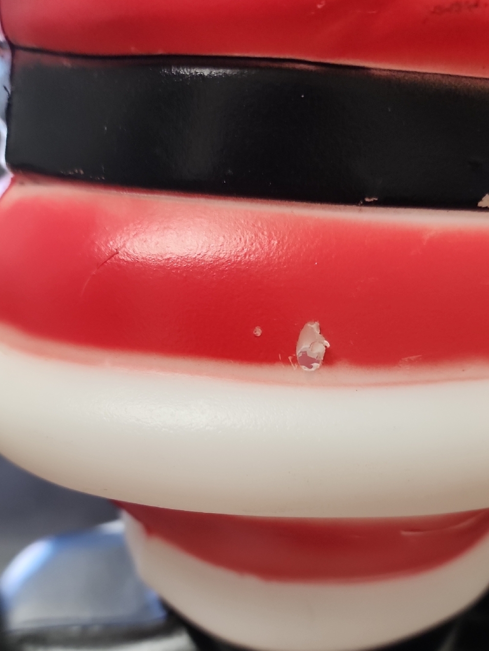 Vintage Santa Claus,Teddy Bear General Foam 18" Christmas Tabletop Blow Mold - Picture 10 of 16